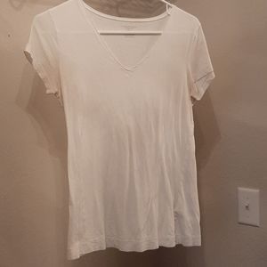 Lands' End Plain White Shirt